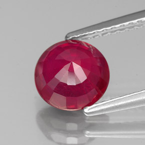 1,85 ctw natürlicher roter Rubin, Rundschliff, VS-SI