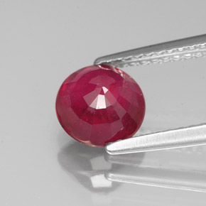 1,65 ctw natürlicher roter Rubin, Rundschliff, VS-SI