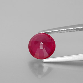 1,94 ctw natürlicher roter Rubin, Rundschliff, VS-SI