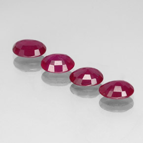  ct natürliche roter Rubin-Edelsteine, Oval Schliff, VS-SI