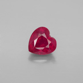 1,91 ctw natürlicher roter Rubin, Herzform, VS-SI