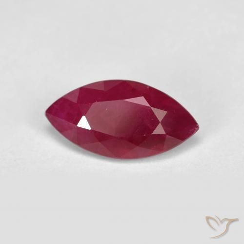 9,17 ctw natürlicher Tiefes Weinrot Rubin, Marquise, VS-SI