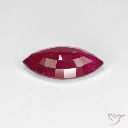 9,17 ctw natürlicher Tiefes Weinrot Rubin, Marquise, VS-SI