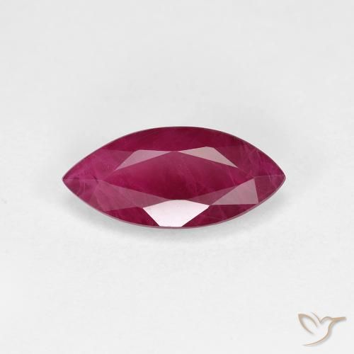 1.58ct Natürlicher tiefrot Rubin, Marquise, VS-SI