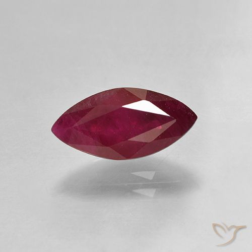 1.47ct Natürlicher tiefrot Rubin, Marquise, VS-SI