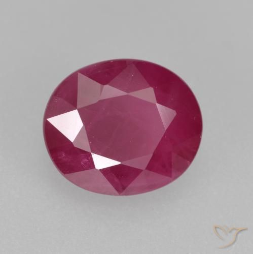 9,17 ctw natürlicher rötlich-rosa Rubin, Oval, VS-SI