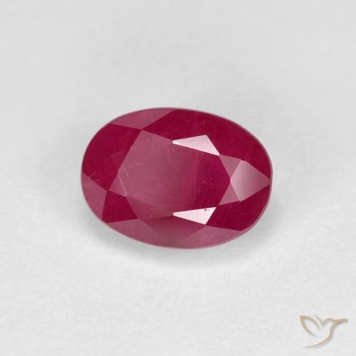 9,17 ctw natürlicher Mittelrot Rubin, Oval, VS-SI