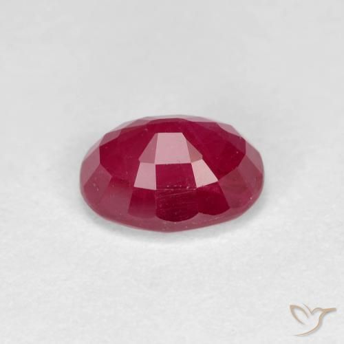 9,17 ctw natürlicher Mittelrot Rubin, Oval, VS-SI