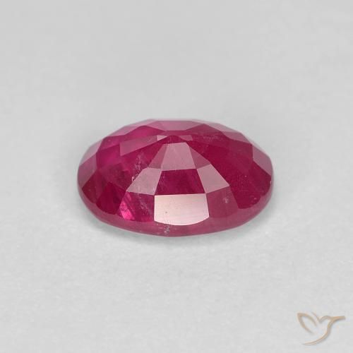 9,17 ctw natürlicher Rosaig-rot Rubin, Oval, VS-SI