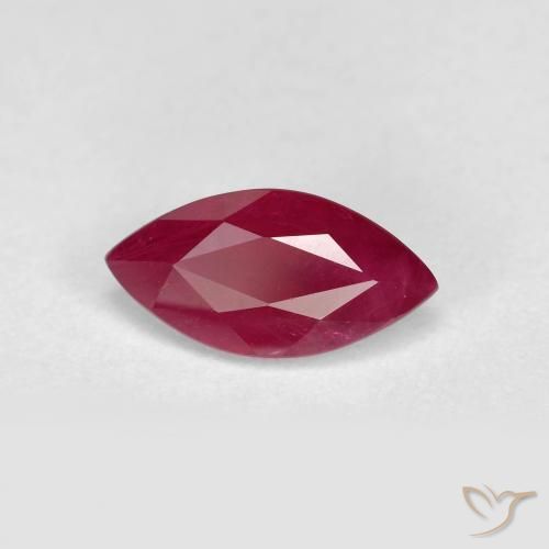 1.28ct Natürlicher Mittelrot Rubin, Marquise, VS-SI