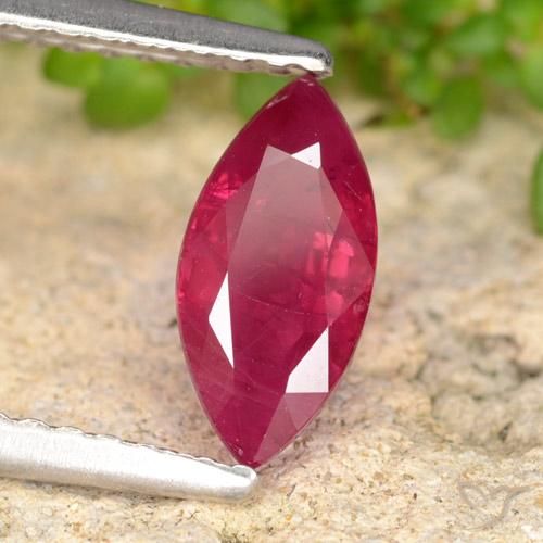 9,17 ctw natürlicher Rosaig-rot Rubin, Marquise, VS-SI