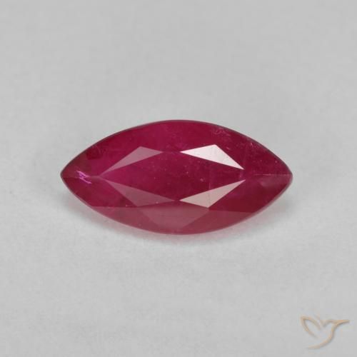 1.61ct Natürlicher tiefrot Rubin, Marquise, VS-SI