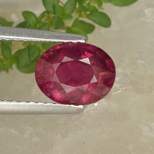 9,17 ctw natürlicher Tiefrot Rubin, Oval Schliff, VS-SI