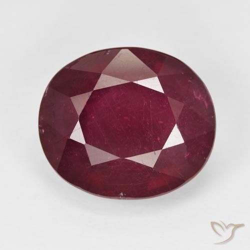 13.27ct Natürlicher Weinrot Rubin, Oval, VS-SI