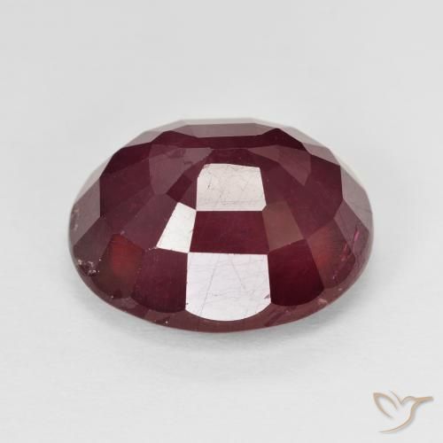 9,17 ctw natürlicher Weinrot Rubin, Oval, VS-SI
