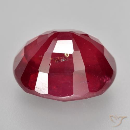 9,17 ctw natürlicher Mittelrot Rubin, Oval, VS-SI