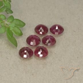 1.50 ct natürliche Weinrot Rubin-Edelsteine, Runden, VS-SI