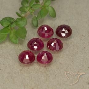 1.50 ct natürliche dunkelrot Rubin-Edelsteine, Runden, VS-SI