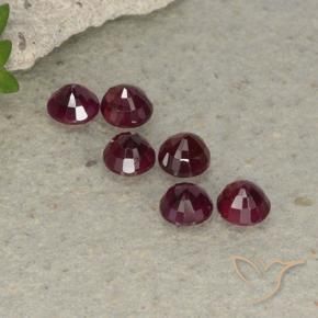 1.85 ct natürliche dunkelrot Rubin-Edelsteine, Runden, VS-SI