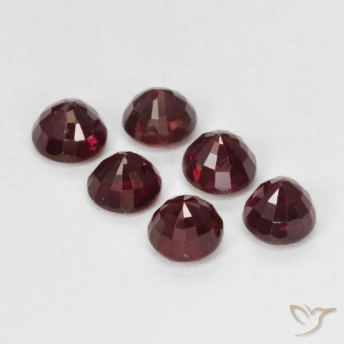 1.79 ct natürliche Weinrot Rubin-Edelsteine, Runden, VS-SI