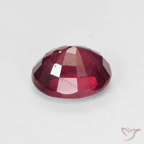 9,17 ctw natürlicher Tiefes rötliches Rosa Rubin, Oval, VS-SI