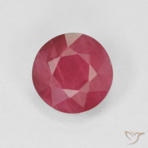 1.05ct Natürlicher Mittelrot Rubin, Runden, VS-SI