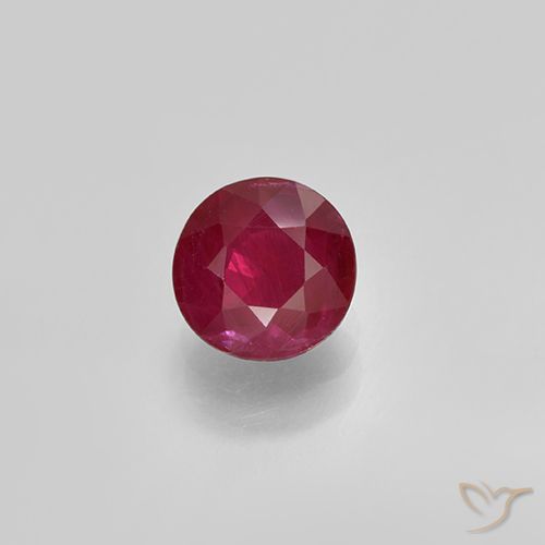 9,17 ctw natürlicher Tiefes rötliches Rosa Rubin, Runden, VS-SI