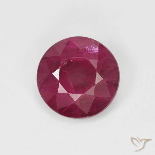 1.07ct Natürlicher Marmelade Rot Rubin, Runden, VS-SI