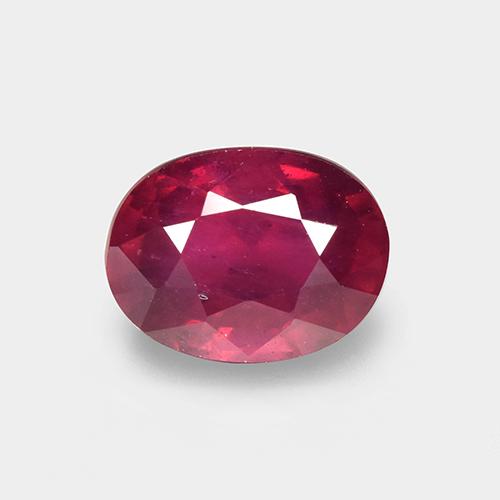 1,83 ctw natürlicher roter Rubin, Oval Schliff, VS-SI