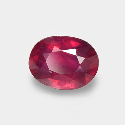 1,83 ctw natürlicher roter Rubin, Oval Schliff, VS-SI