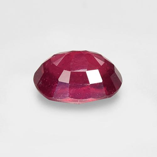 1,83 ctw natürlicher roter Rubin, Oval Schliff, VS-SI