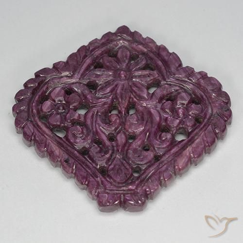 42.70ct Natürlicher rötlich-lila Rubin, Fantasie, Lichtundurchlässig