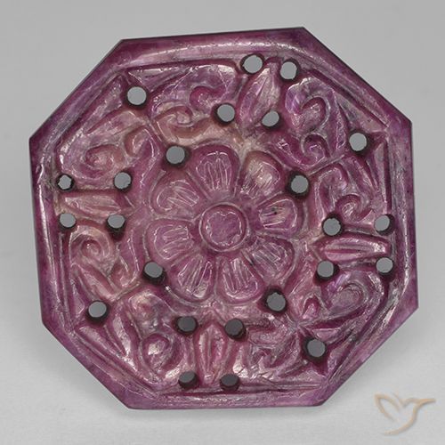 46.06ct Natürlicher Boysenberry Purple Rubin, Smaragdschliff, Lichtundurchlässig