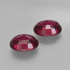 3.62 ct natürliche Johannisbeere Rot Rubin-Edelsteine, Oval Schliff, VS-SI
