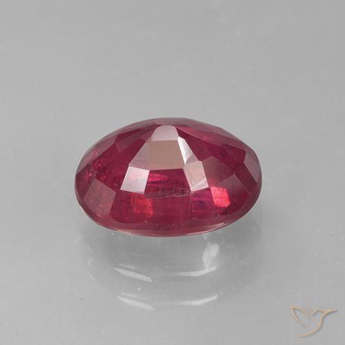 9,17 ctw natürlicher Rosaig-rot Rubin, Oval, VS-SI