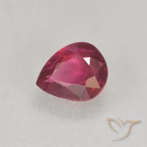 9,17 ctw natürlicher rötlich-rosa Rubin, Birnenform, VS-SI