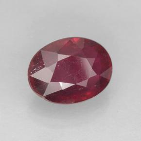 1,73 ctw natürlicher roter Rubin, Oval Schliff, VS-SI