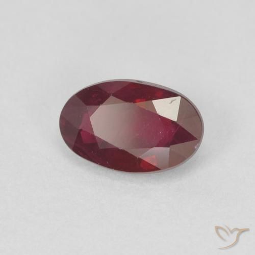 9,17 ctw natürlicher Weinrot Rubin, Oval, VS-SI