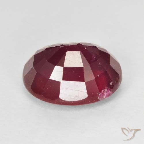 9,17 ctw natürlicher Mittelrot Rubin, Oval, VS-SI