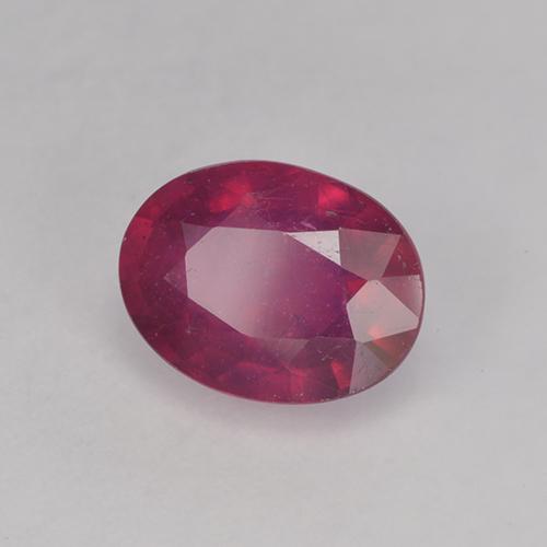 9,17 ctw natürlicher Mittelrot Rubin, Oval, VS-SI