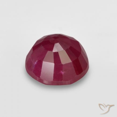9,17 ctw natürlicher Weinrot Rubin, Runden, VS-SI