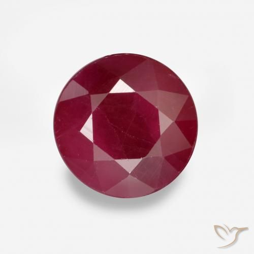 1.03ct Natürlicher tiefrot Rubin, Runden, VS-SI
