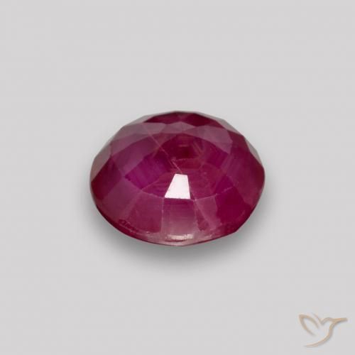 9,17 ctw natürlicher Weinrot Rubin, Runden, VS-SI