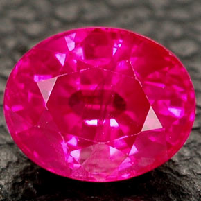 1,17 ctw natürlicher roter Rubin, Oval Schliff, VS