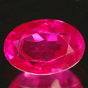 1,03 ctw natürlicher roter Rubin, Oval Schliff, VS-SI