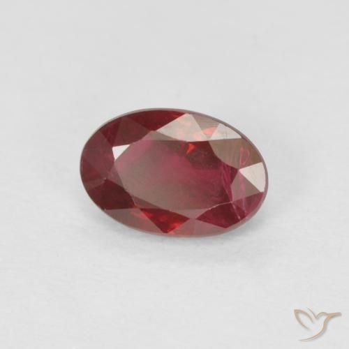 9,17 ctw natürlicher Weinrot Rubin, Oval, VS-SI