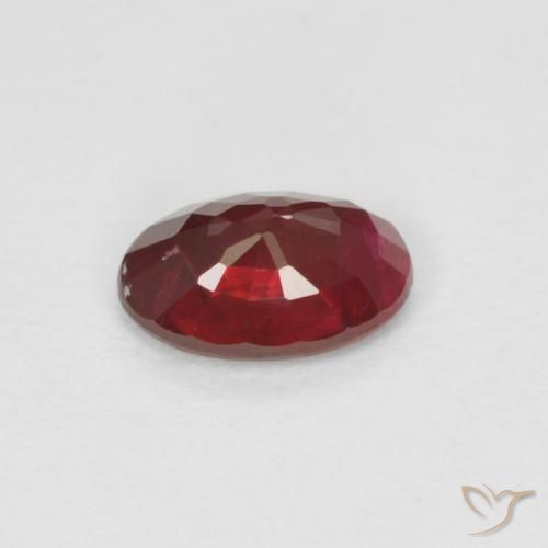 9,17 ctw natürlicher Weinrot Rubin, Oval, VS-SI