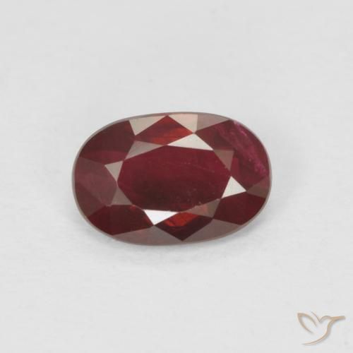 9,17 ctw natürlicher Weinrot Rubin, Oval, VS-SI
