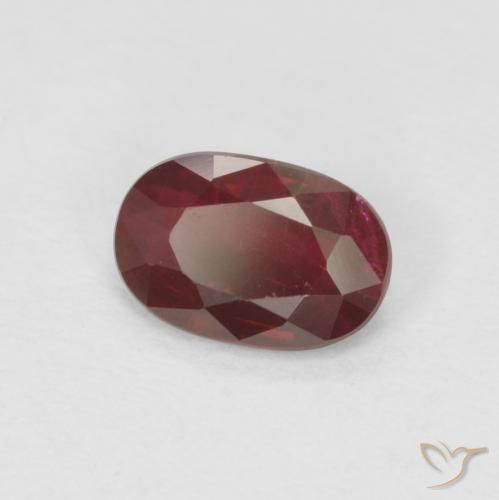 9,17 ctw natürlicher Weinrot Rubin, Oval, VS-SI