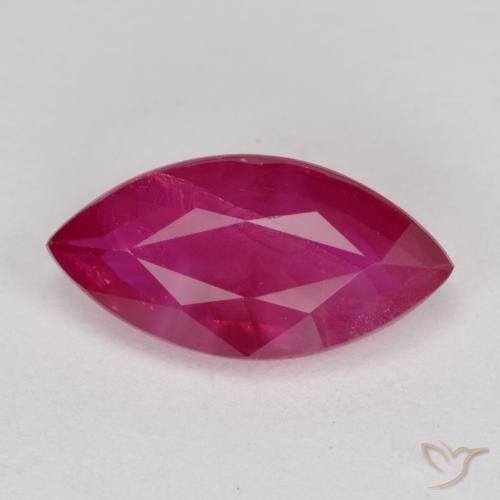 1.49ct Natürlicher Rosaig-rot Rubin, Marquise, VS-SI